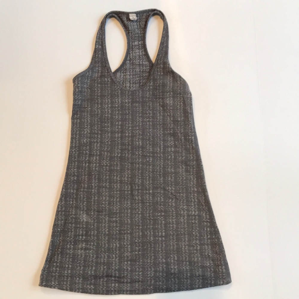 Lulu Lemon Size 2 Grey workout tank.